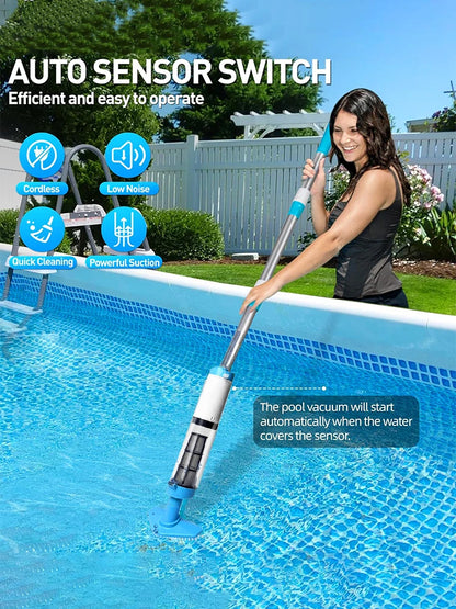3   in   1   Cordless   Rechargeable   Pool   Vacuum   Cleaner