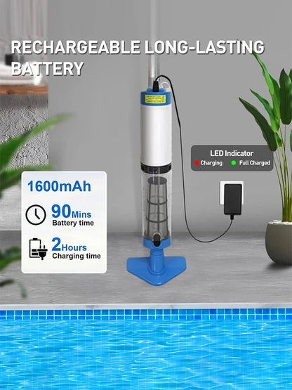 3   in   1   Cordless   Rechargeable   Pool   Vacuum   Cleaner