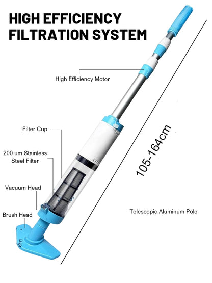 3   in   1   Cordless   Rechargeable   Pool   Vacuum   Cleaner